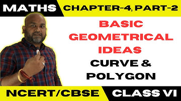 NCERT Class VI Maths Chapter 4 Part 2 | Basic Geometrical Ideas | #curve  #polygon