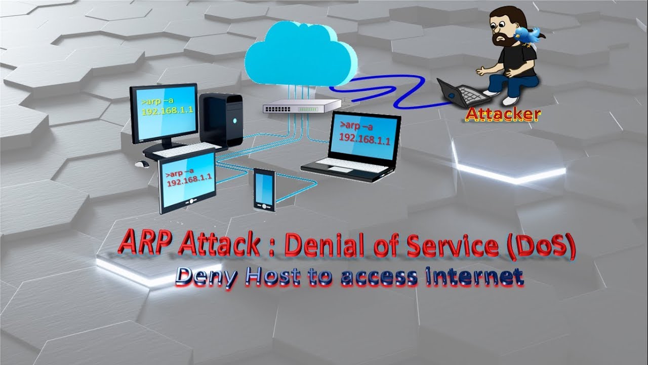 ARP Attack Denial Of Service DoS Short Video YouTube Arp attack denial of service dos short video youtube