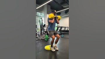 KB Front Rack 1-1/4 Cyclist Squat #workout #golf #golfexercise #golffitness