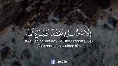إِلَّا تَنصُرُوهُ فَقَدْ نَصَرَهُ اللَّهُ  ||عبد الرحمن مسعد||🎙 💞تلاوة جديدة 💞