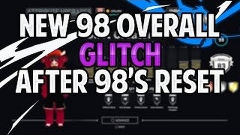 NBA 2K17 98 OVERALL GLITCH AFTER 98 RESET PATCH