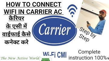 How To Connect  WIFI  In Carrier Ac ||Ac Me  Wifi Mobile Se kse Connect Kare||Complete Instruction