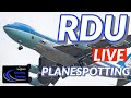 Live plane spotting from rdu raleigh durham int air force one and air force two