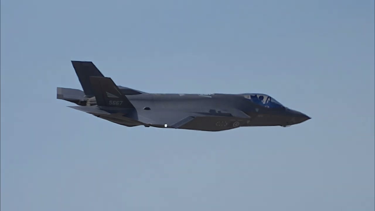 F-18 and (2) Royal Norwegian F-35's - Sidewinder Point Delta