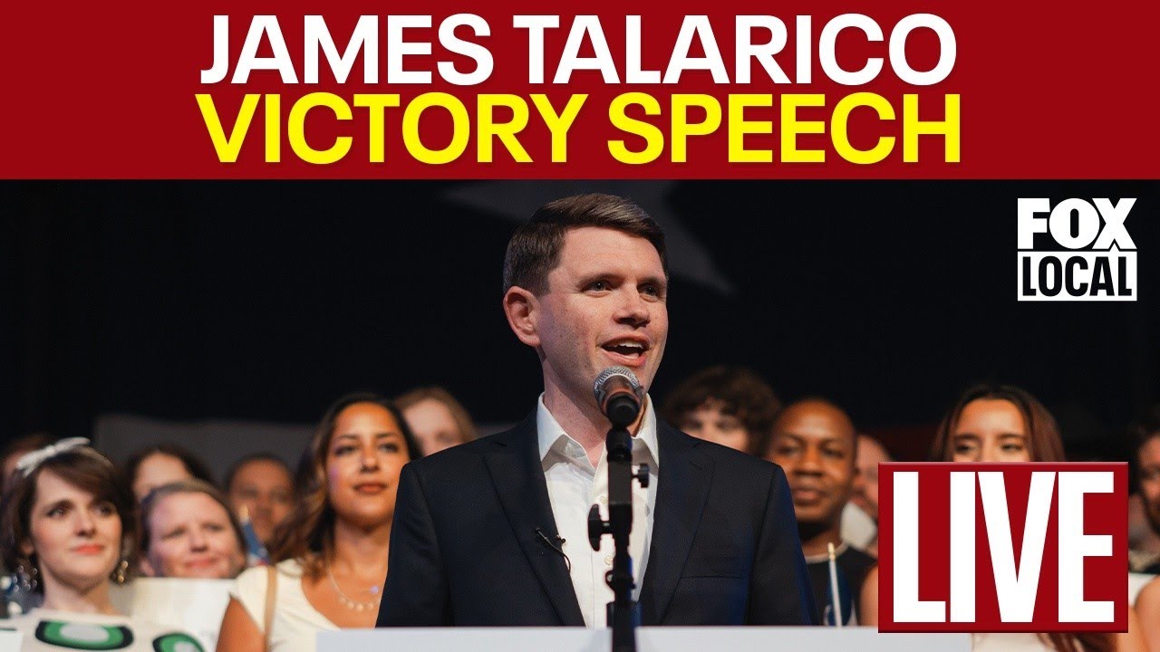 Texas Primary: James Talarico victory party for TX Senate