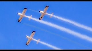 WE FLY TEAM - Texan Top Class Formation - Flying Formations, Maneuvers, Colorfull Smokes - AFW 2015