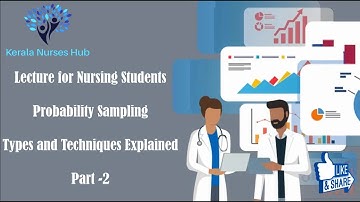 Probability Sampling | Nursing Research | Part -2
