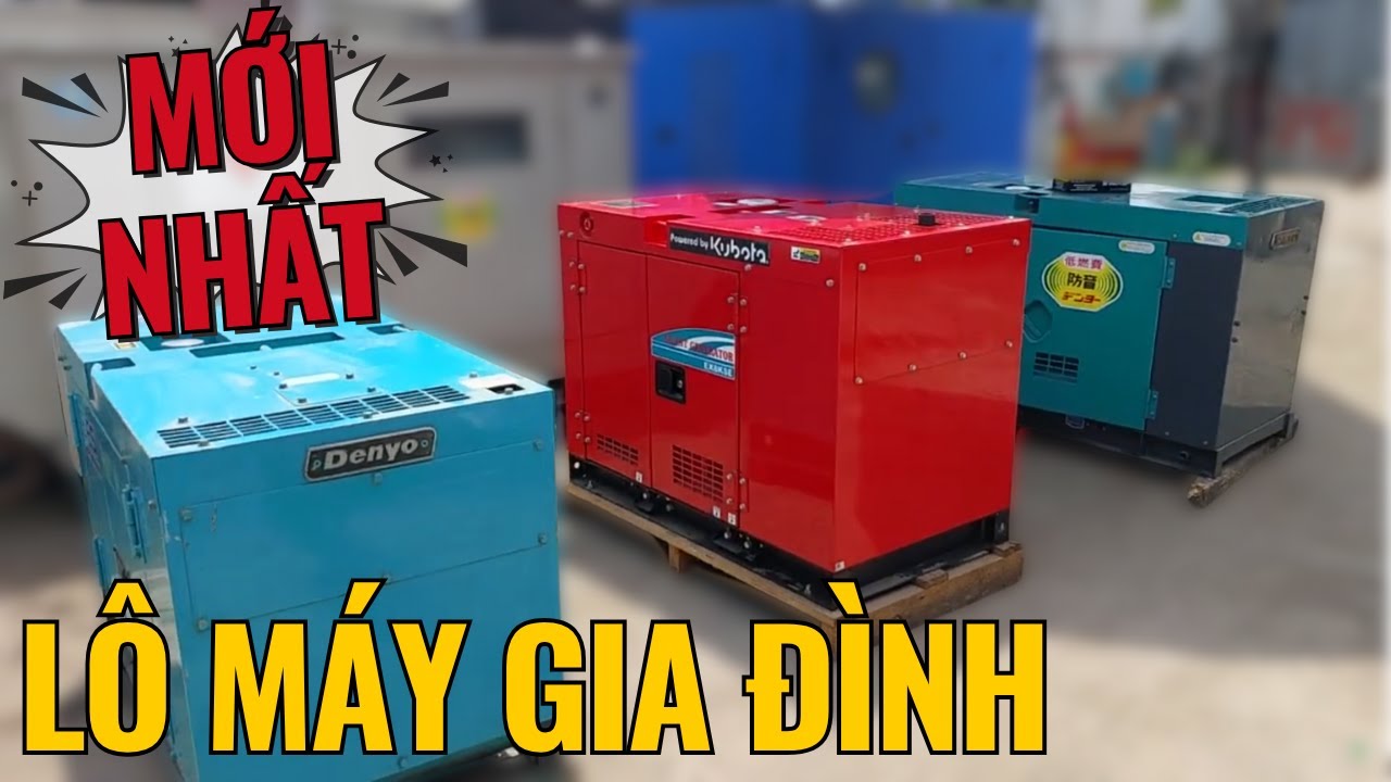 Báo giá lô máy phát điện tua chậm dùng cho gia đình 2025 | LH : 0901352121
