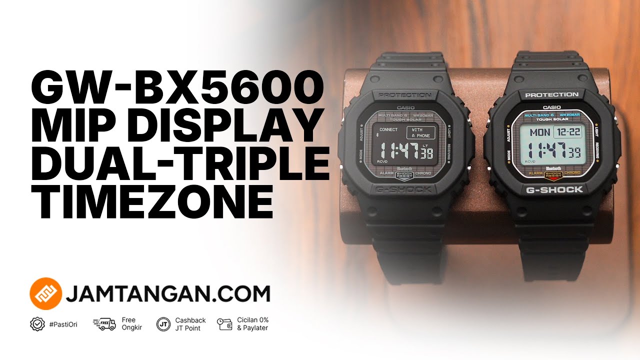 Desain Ikonik, Fitur Makin Banyak! Casio G-Shock GW-BX5600 Pakai MIP Display