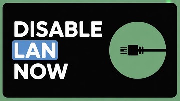 How to Disconnect Ethernet LAN Without Unplugging Cable in Windows 10 | Easy Guide (2025)