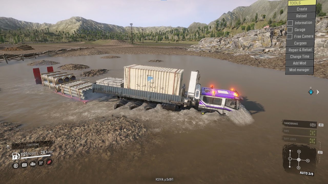 4k - Azov 73210 AGL - SnowRunner Mod Showcase (All Gameplay, No Commentary) - Proving Grounds