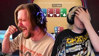 xQc’s Epic Collapse vs Sodapoppin In $50,000 Poker Game