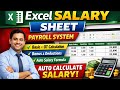 Excel Payroll Salary Sheet | Basic to Advanced with Overtime &amp; Bonus Calculation