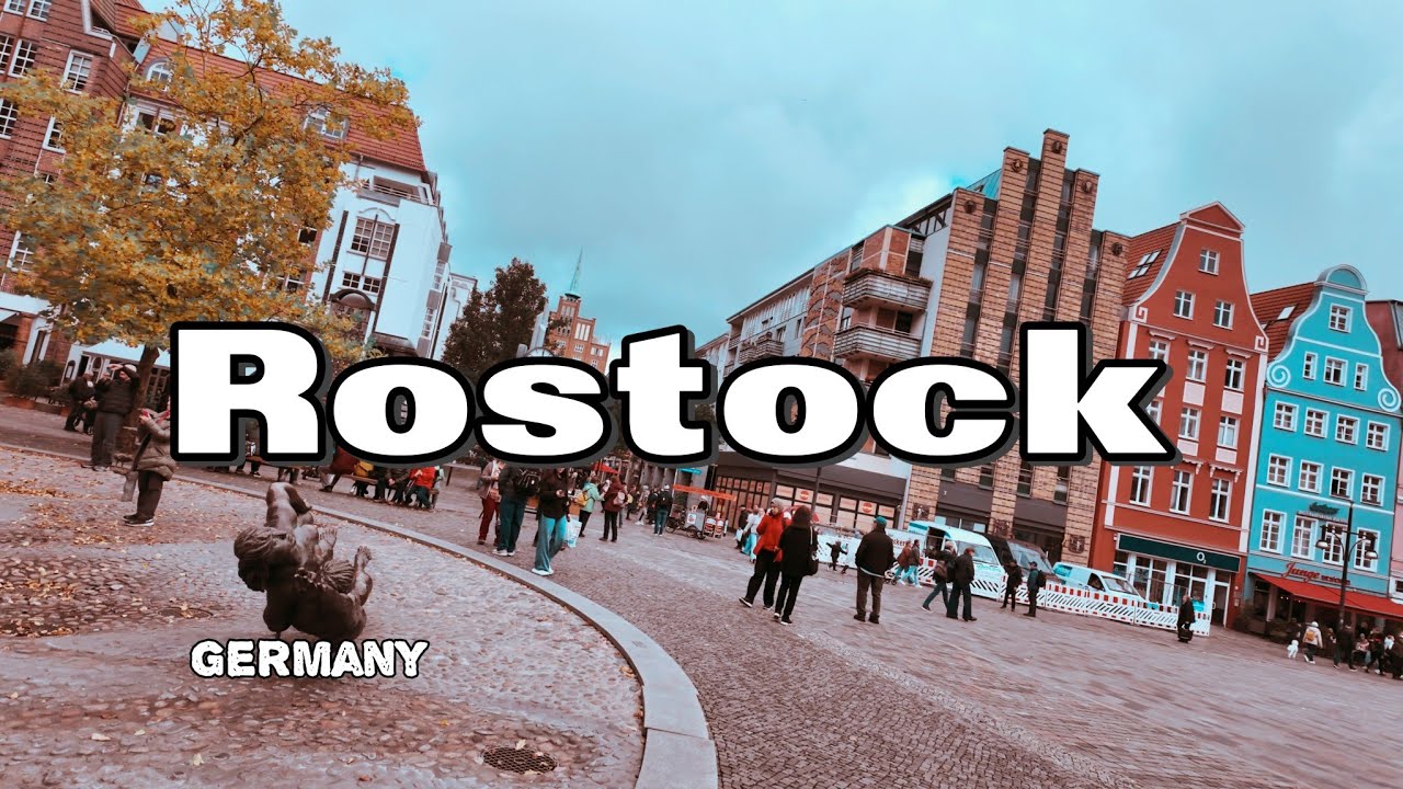 Rostock Germany 🇩🇪 Walking Tour  Part 2 | Explore the Baltic City in 4K 60fps