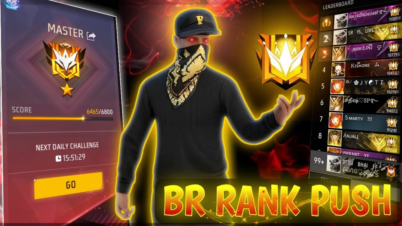 Free Fire Max Br Rank live Road to Grandmaster #freefiremax #freefire # ...