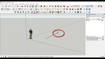 Como arrastar a tela no SketchUp?