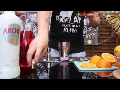 RumRunnersTV Sex On The Beach Cocktail Tutorial