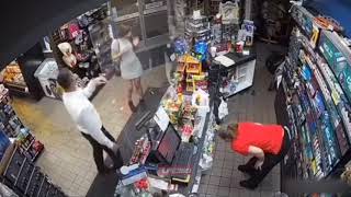 Flying soda hits store Covid plexiglass screenshot 3