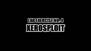 LAB EXERCISE NO 4 XEROSPLOIT
