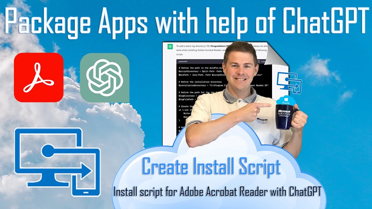 Intune - Package Apps with help of ChatGPT - Create Install Script (1/3)