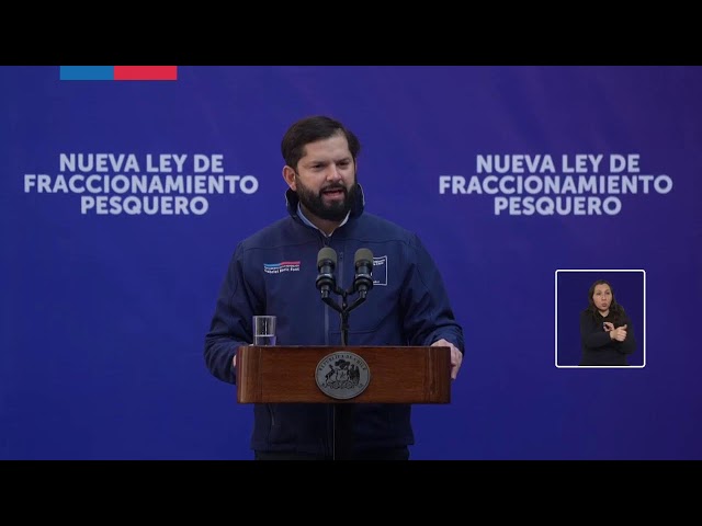 Ley de Fraccionamiento Pesquero: acto oficial tras su publicación