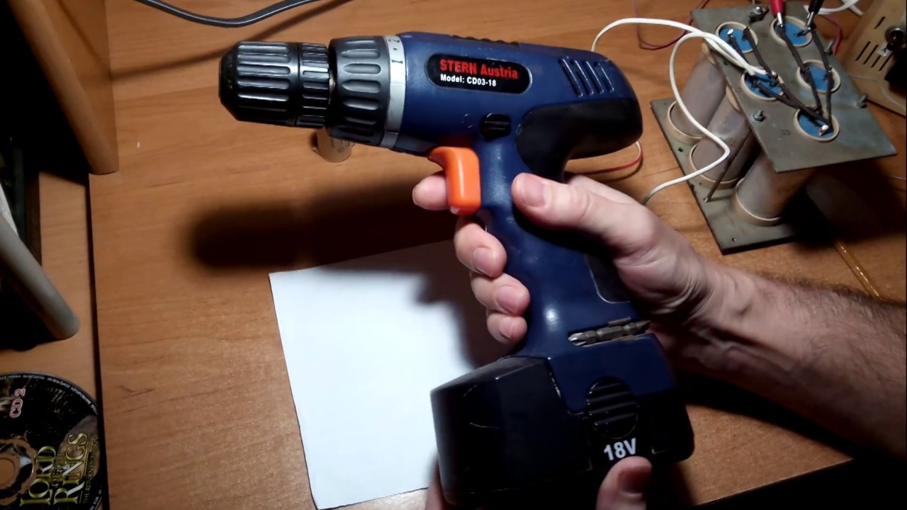 Восстановление ремонт аккумулятора шуруповерта, просто.Рабочий способ ...