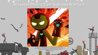 Stickman Destruction: Supreme Warriors Android/iOS Walkthrough Gameplay screenshot 5