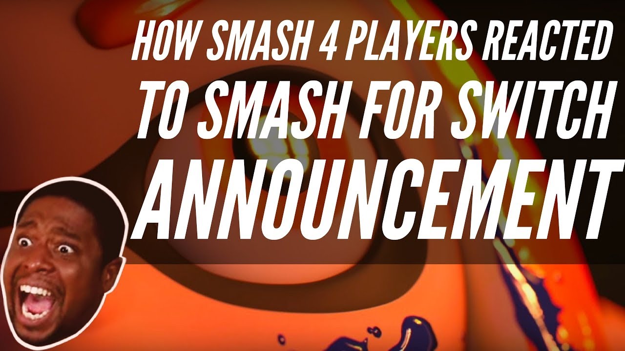 Как игроки SMASH 4 отреагировали на анонс SMASH для Switch!