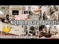 NEW YEAR! SUPER RELAXING NIGHT TIME CLEAN WITH ME 2023 :: CLEANING ROUTINE &amp; UNDECORATE
