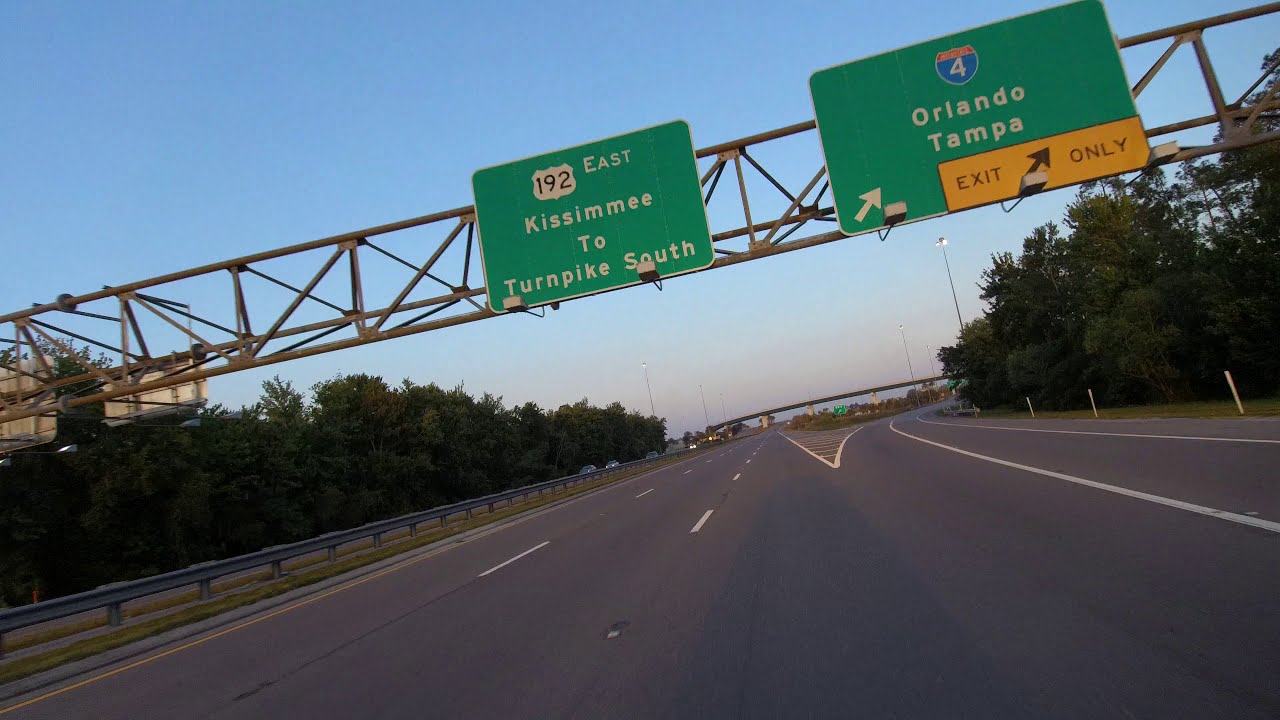 Walt Disney World Closed And Empty Driving Tour - Hwy 192 -Deserted! - March 26 2020