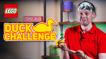 Zavvi attempts the LEGO duck challenge #LEGOduckchallenge