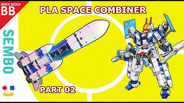 PLA Space Combiner Sembo 203373 ⚡️ How to make Robot LEGO Transformers Combiner speed build tutorial
