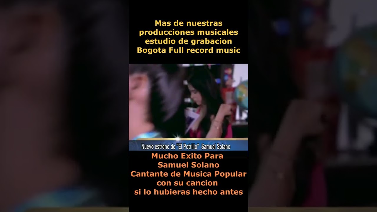 Samuel Solano música popular 2022 si lo hubieras hecho antes - YouTube