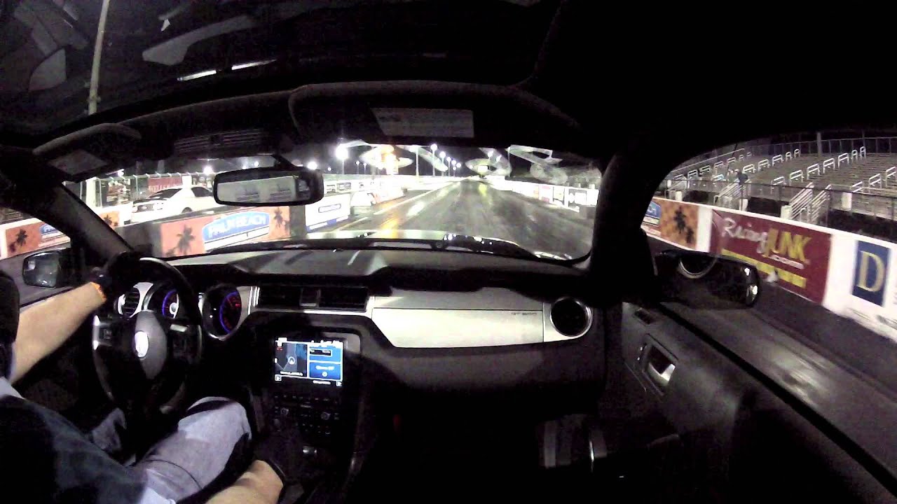 2013 GT500 Drag Racing PBIR 12-5-12, Glass roof mounted Gopro - YouTube