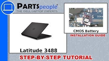 Dell Latitude 3488 (P79G001) CMOS Battery How-To Video Tutorial