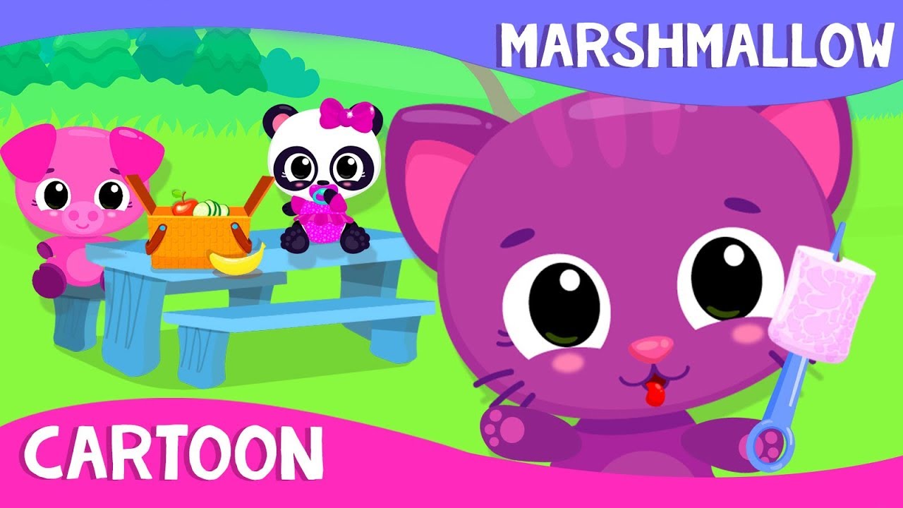Who Stole Marshmallows 😲 Cute & Tiny Picnic Cartoon | Mobile Games for Toddlers & Kids