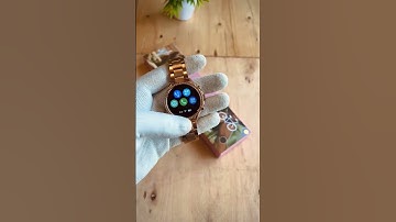 FOSSIL GEN 8 DIAMOND DIAL || ALWAYS ON DISPLAY SERIES 8 || GOLDEN EDITION ✅⌚ #viral #shorts