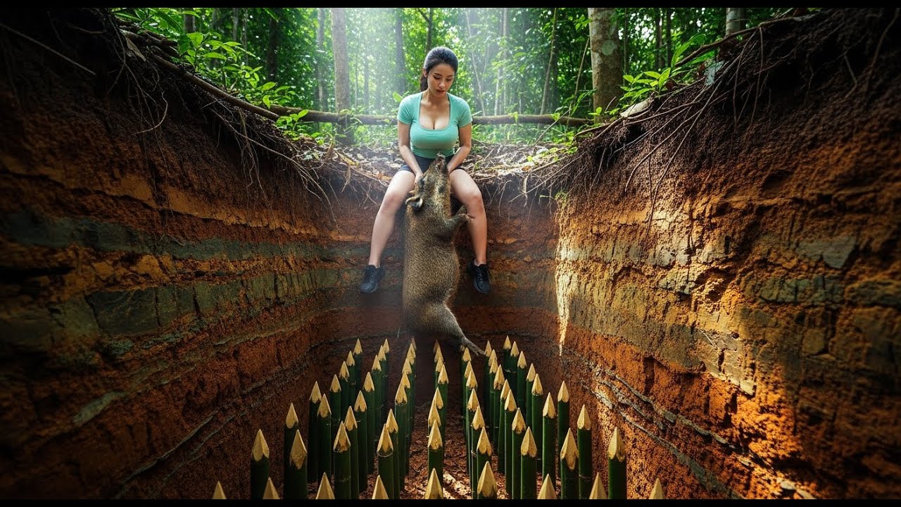 A Wild Boar Falls Into The Trap – Just When Joy Begins, An Unexpected Danger Strikes Hard