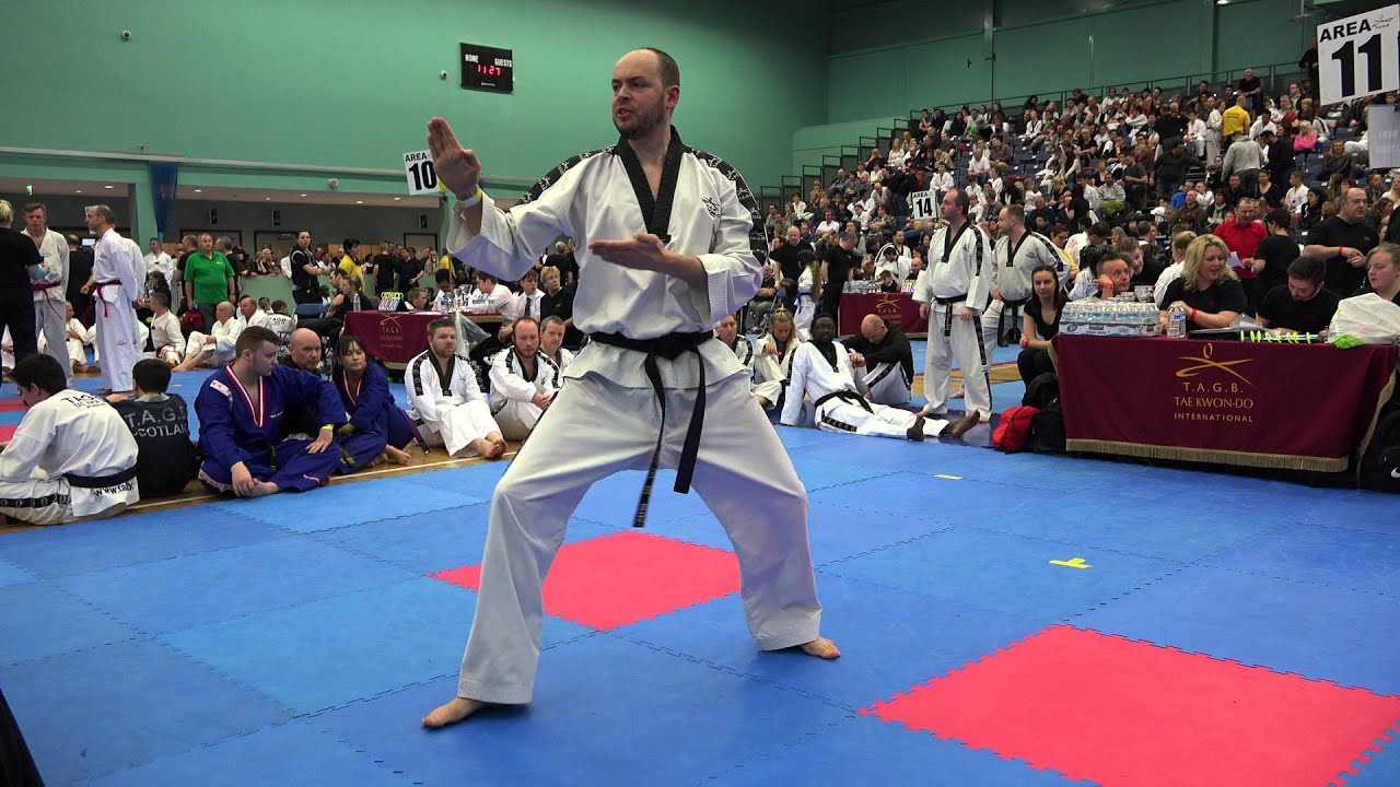 2016 TAGB English Taekwondo Championships Matt Washbourne Yoo Sin