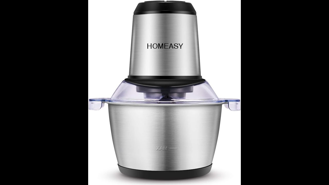 Tritatutto Elettrico HOMEASY 350W - Frullatore Multifunzione Con Ciotola Acciaio Inox 2L, Perfetto Per Carne, Verdure E Baby Food - Foto 2