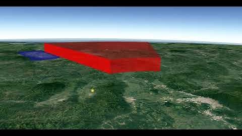 Quick 3D Airspace test with floor and ceiling of the ground