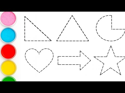 Shape Drawing for Kids | Learn Basic Shapes Step by Step #education # ...