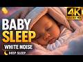 Baby Sleep White Noise from the Womb 👶 Heartbeat &amp; Womb Sounds for Deep Baby Sleep (4K)