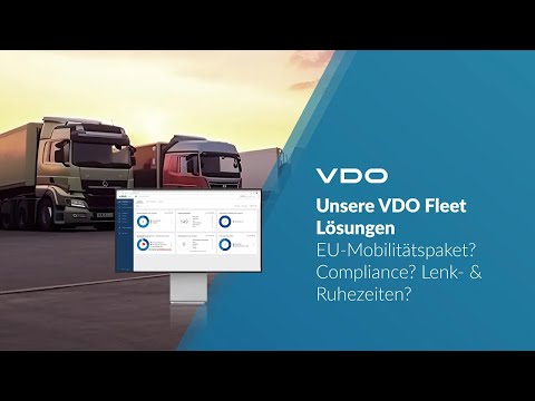 VDO Fleet: Smartes Flottenmanagement, automatisierte Downloads and Echtzeitdaten der Flotte.
