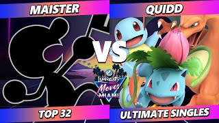 LMM Miami 2023 - Maister (Game & Watch) Vs. Quidd (Pokemon Trainer) Smash Ultimate - SSBU