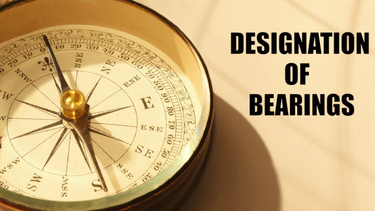 Designation of Bearings Whole Circle & Quadrantal Surveying