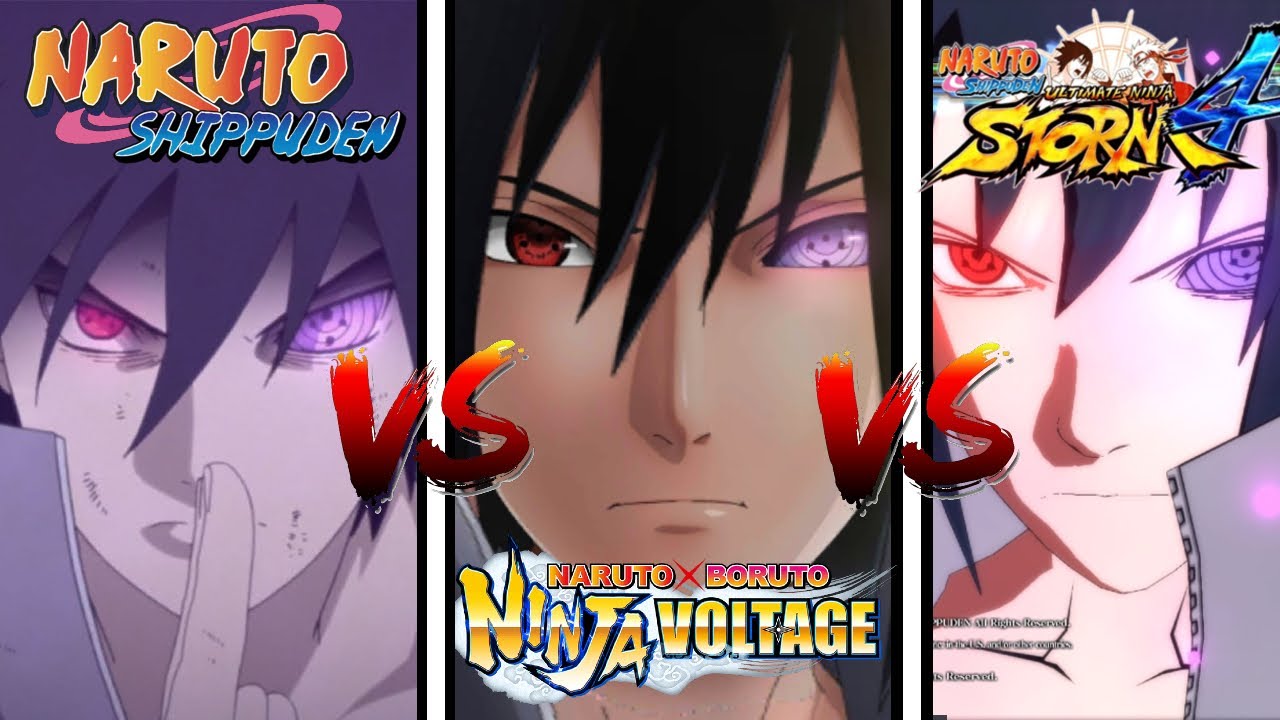 NxB Ninja Voltage Vs Naruto: Ninja Storm 4 Vs Naruto: Shippuden // Ultimate Jutsu Comparison //