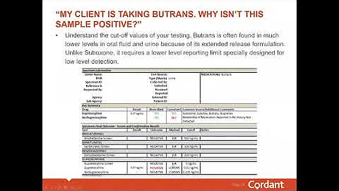 Low Level Buprenorphine Drug Testing – Cordant Health Solutions Answers Top Drug Test Questions