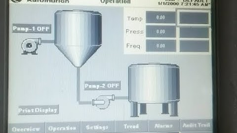 21 CFR Part 11 using FactoryTalk View Machine Edition || PanelView Plus 600 || Service Demonstration