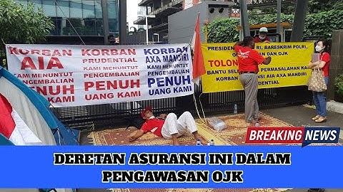 OJK MASUKKAN 13 PERUSAHAAN ASURANSI DALAM PENGAWASAN KHUSUS, ADA APA?